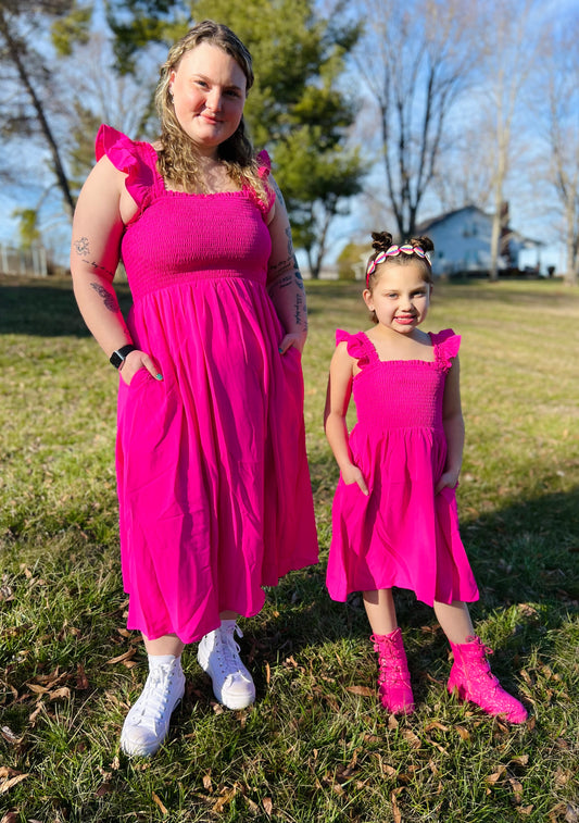 ADULT* Hot Pink Dress