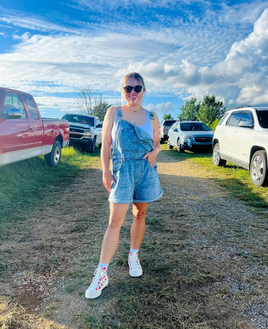 Overall Shorts