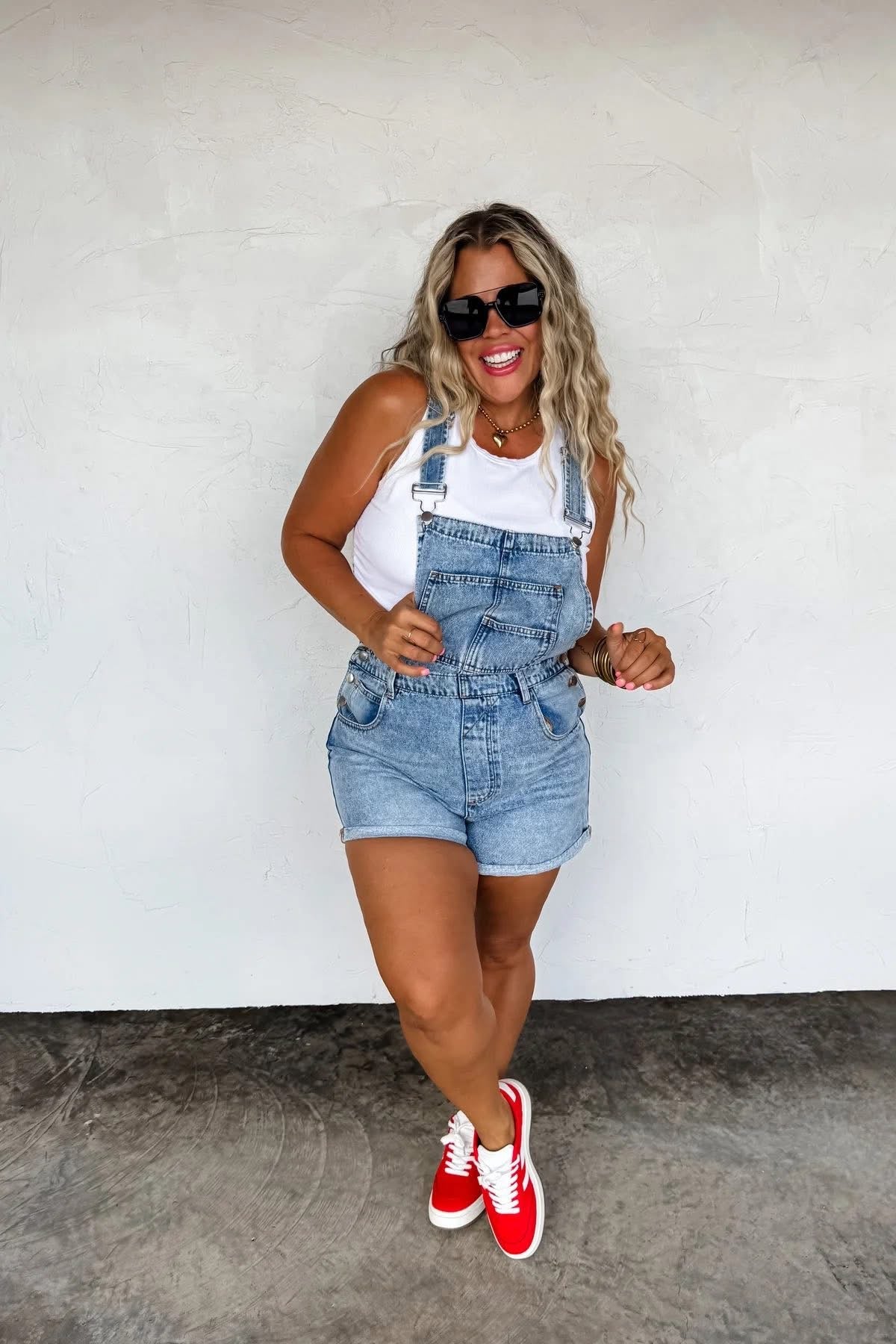 Overall Shorts