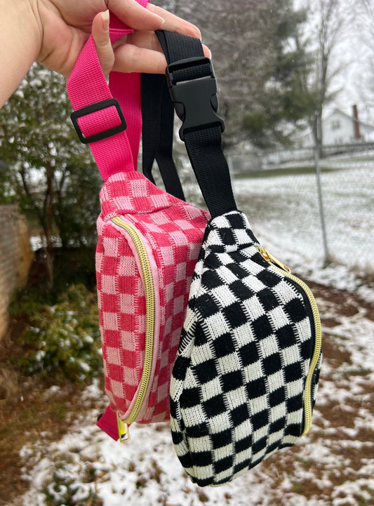 Checkered Fanny Pack
