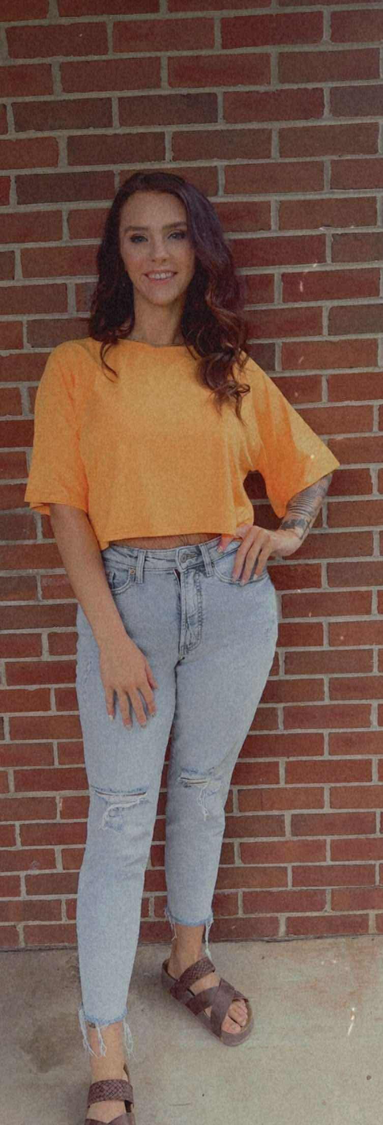 Orange Long Crop