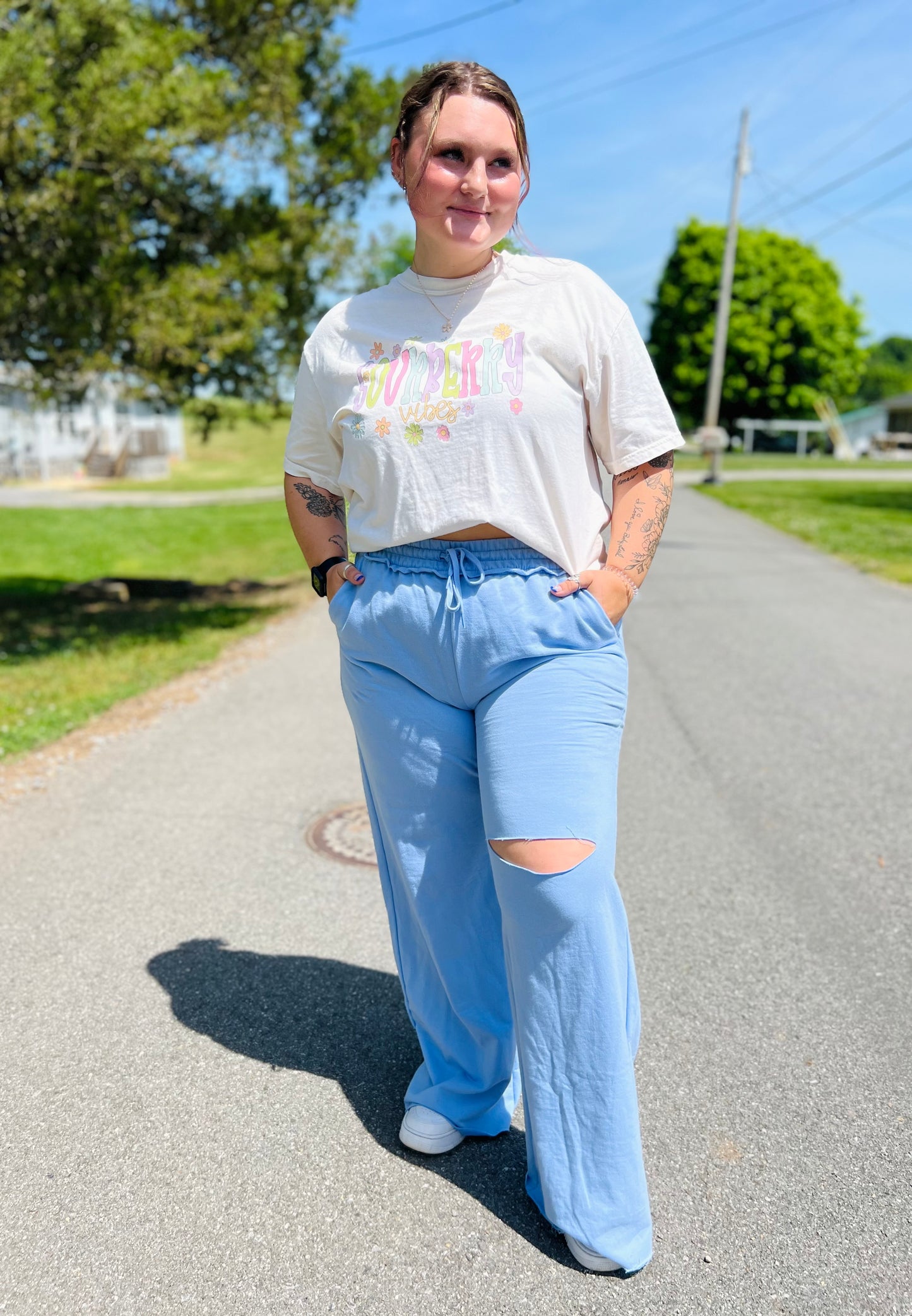 Baby Blues Sweat Pants