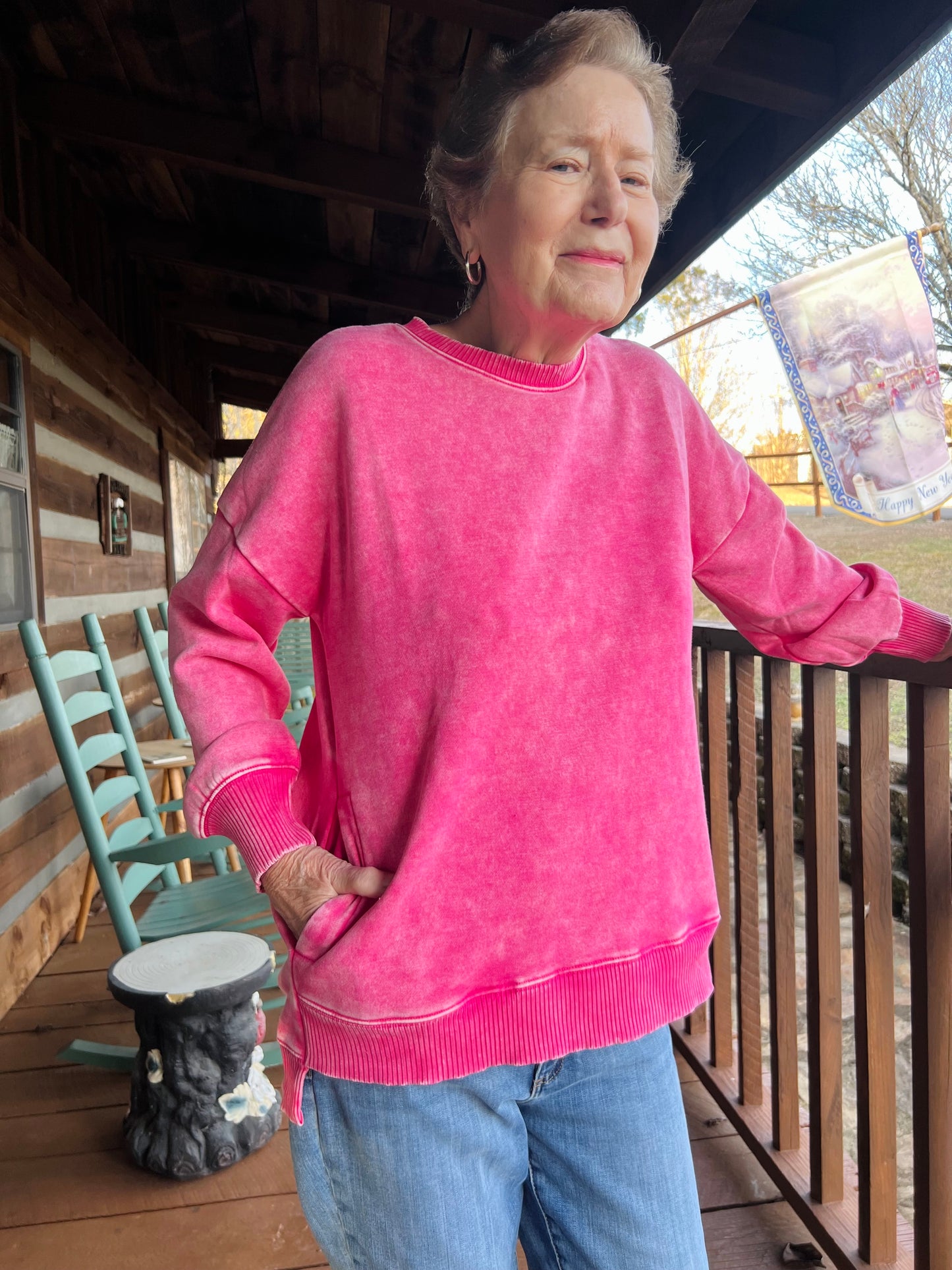 Hot Pink Pullover