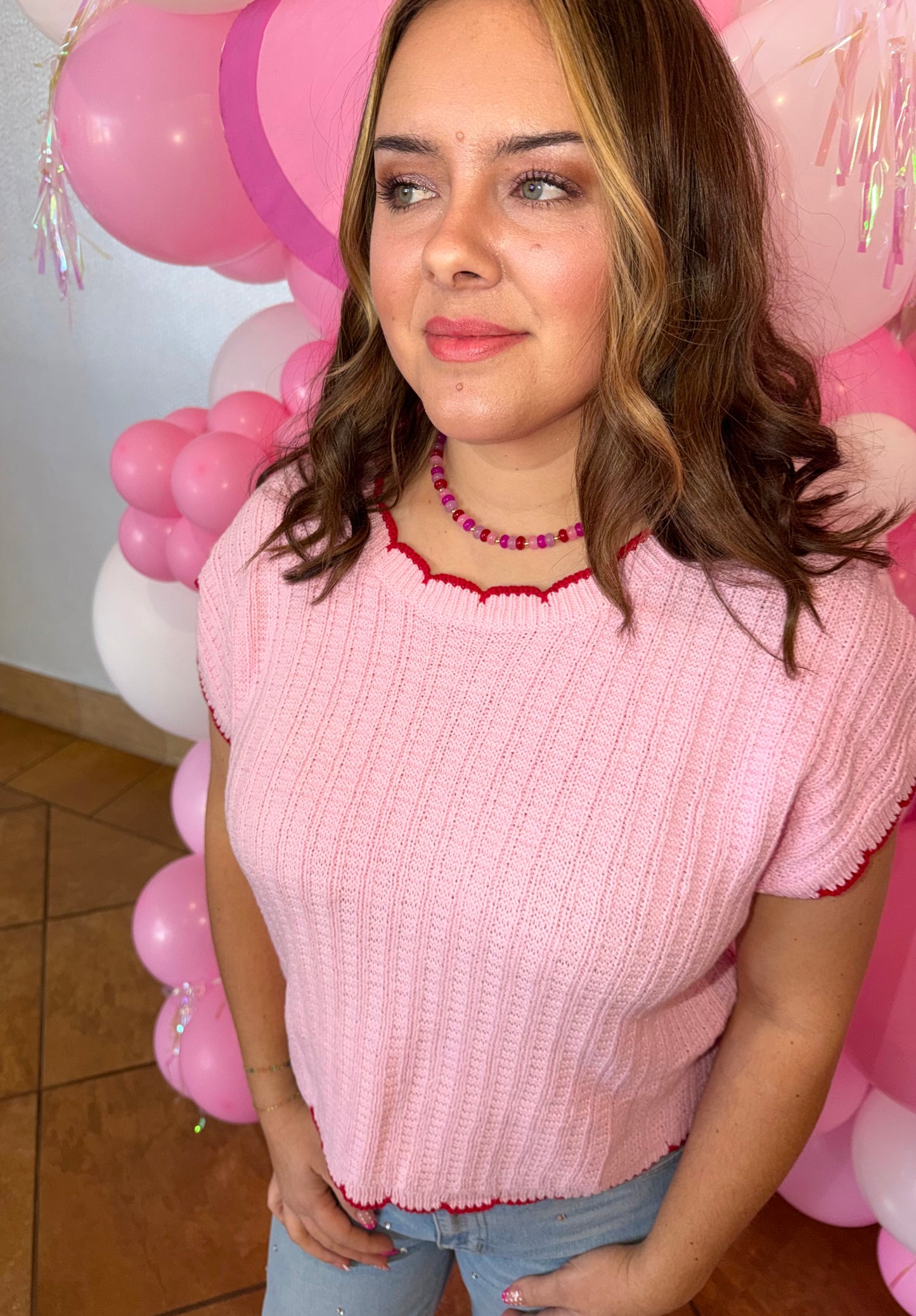 Sweetheart Sweater Top