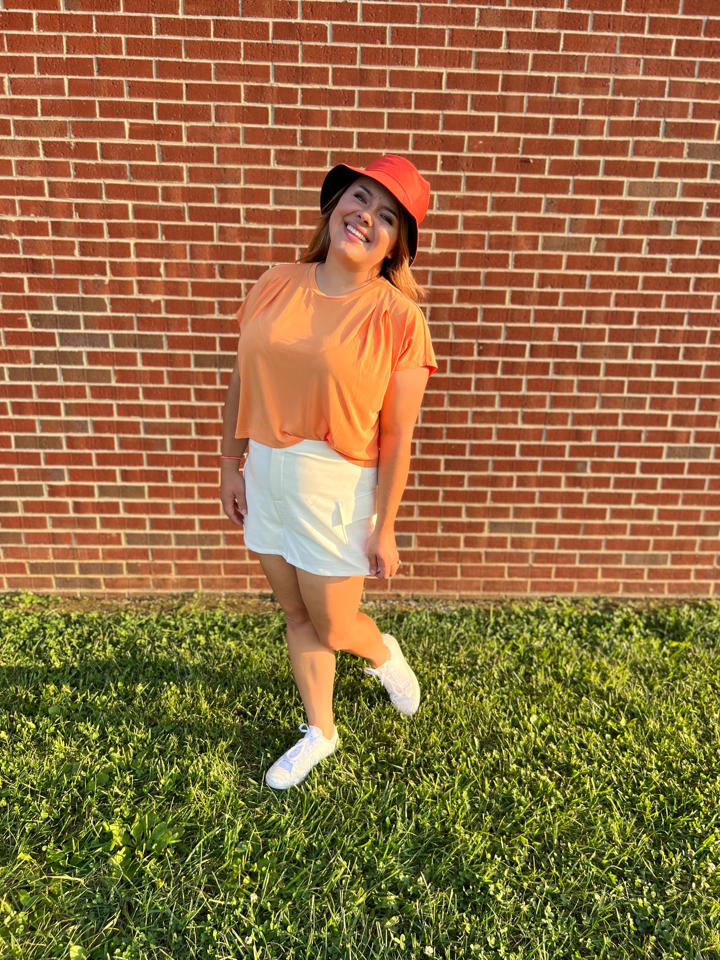 Orange Simple Tee