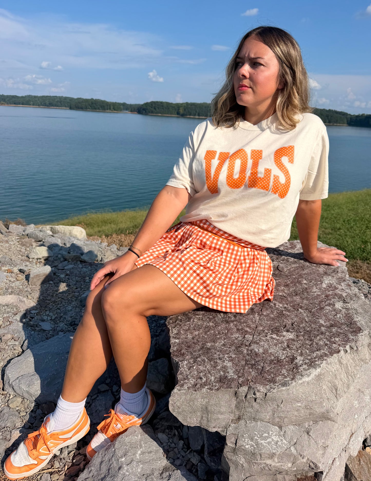 Polka Dot VOLS CC Tee *PREORDER