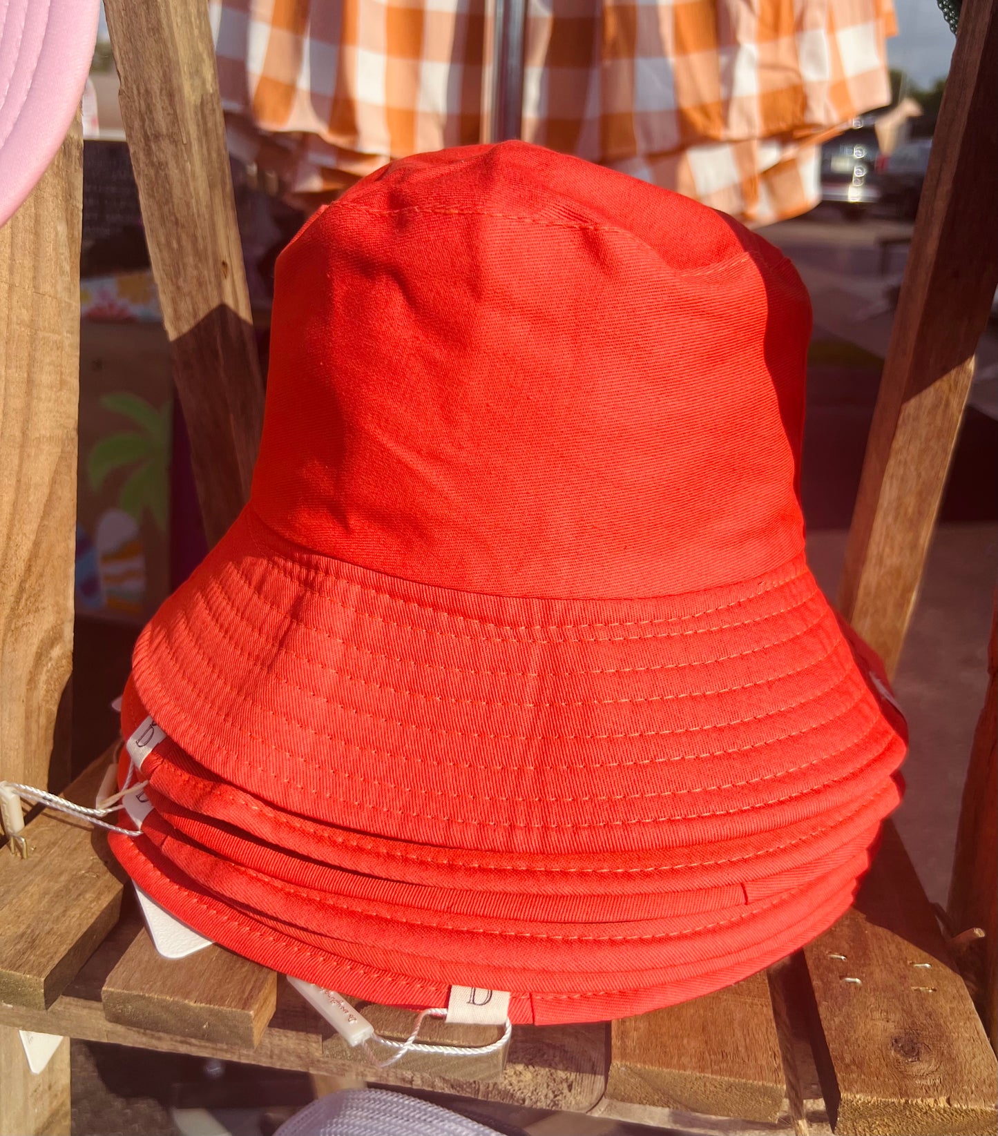 Orange Bucket Hat