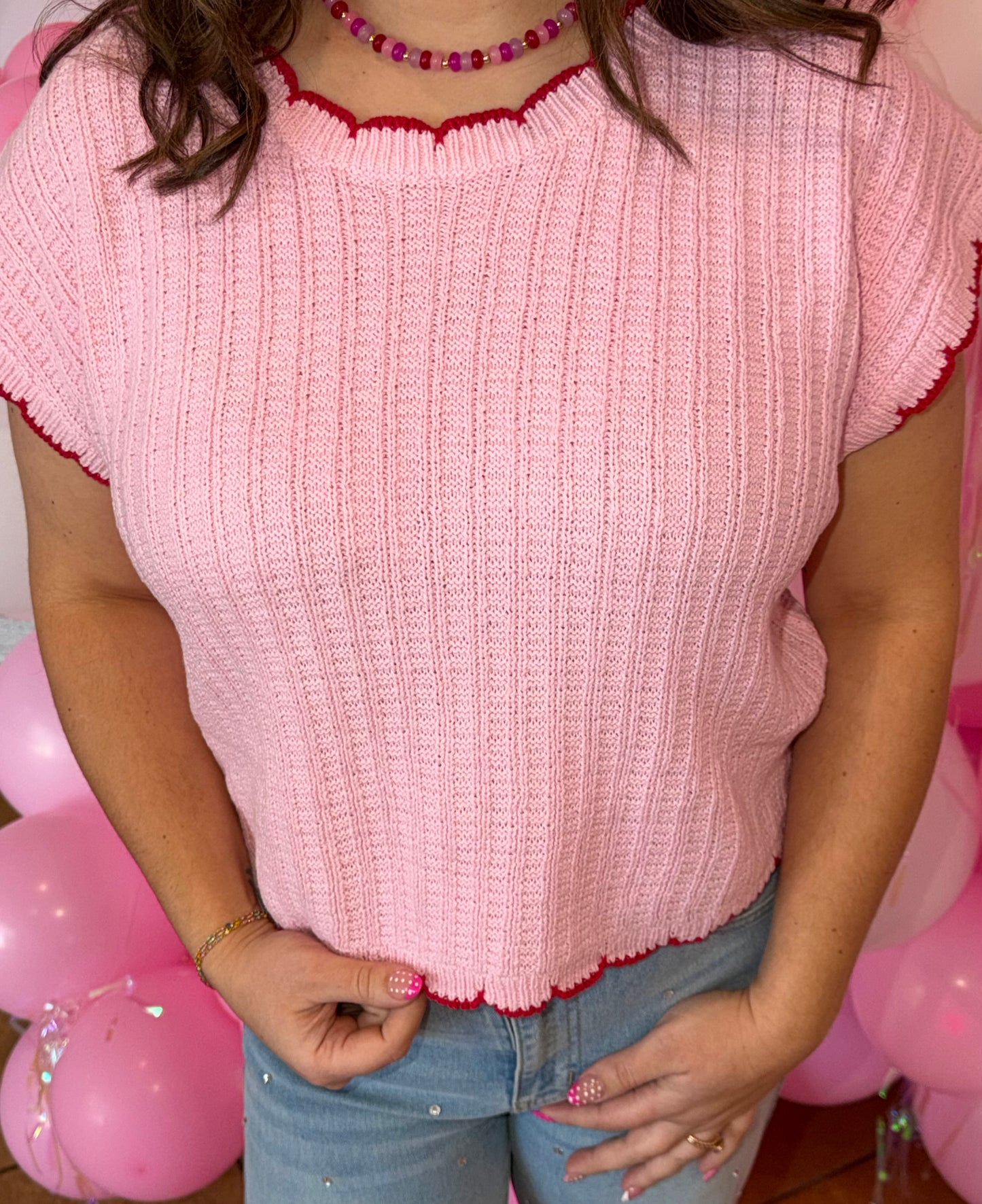 Sweetheart Sweater Top