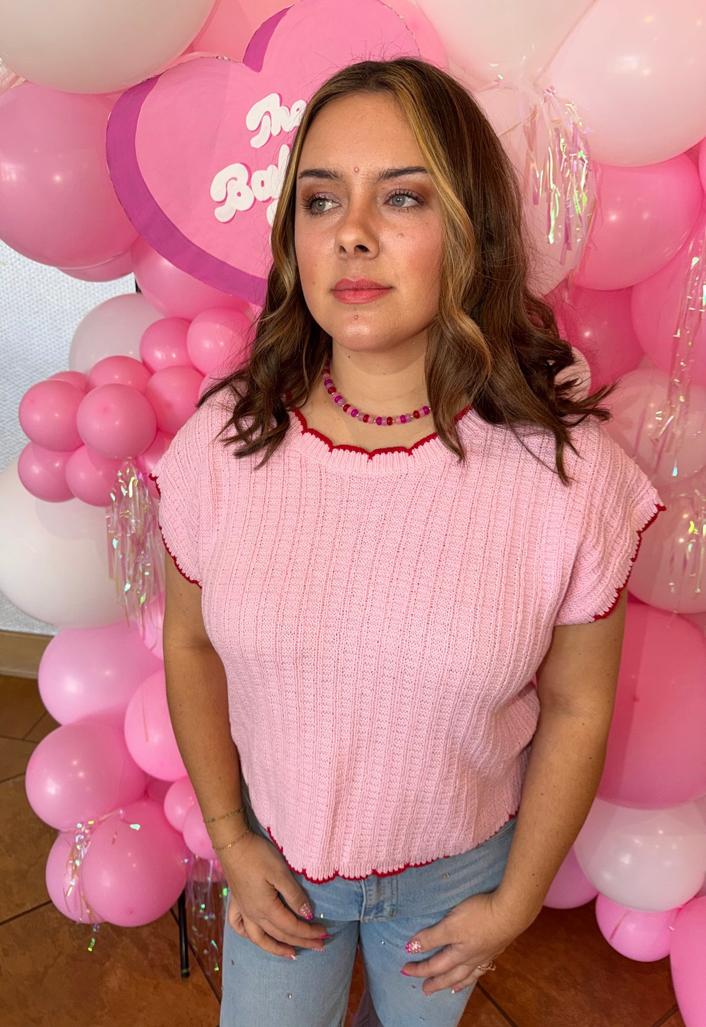 Sweetheart Sweater Top
