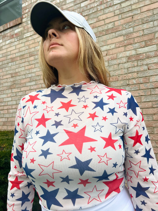 Star Mesh Top