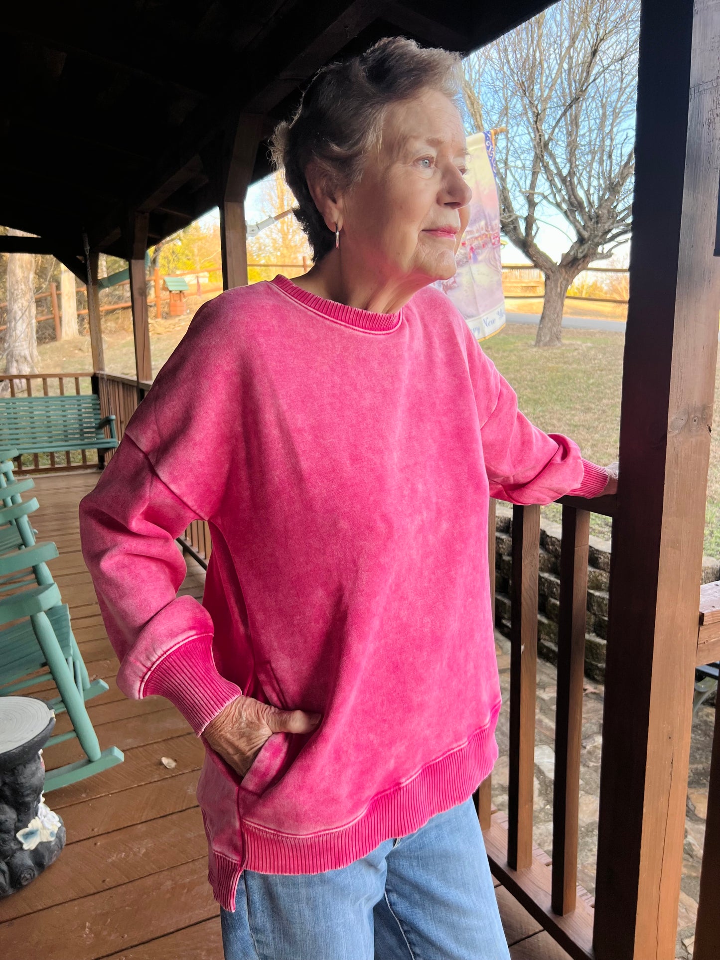 Hot Pink Pullover
