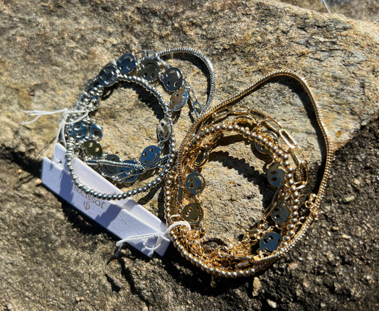 Smiley Bracelet Set