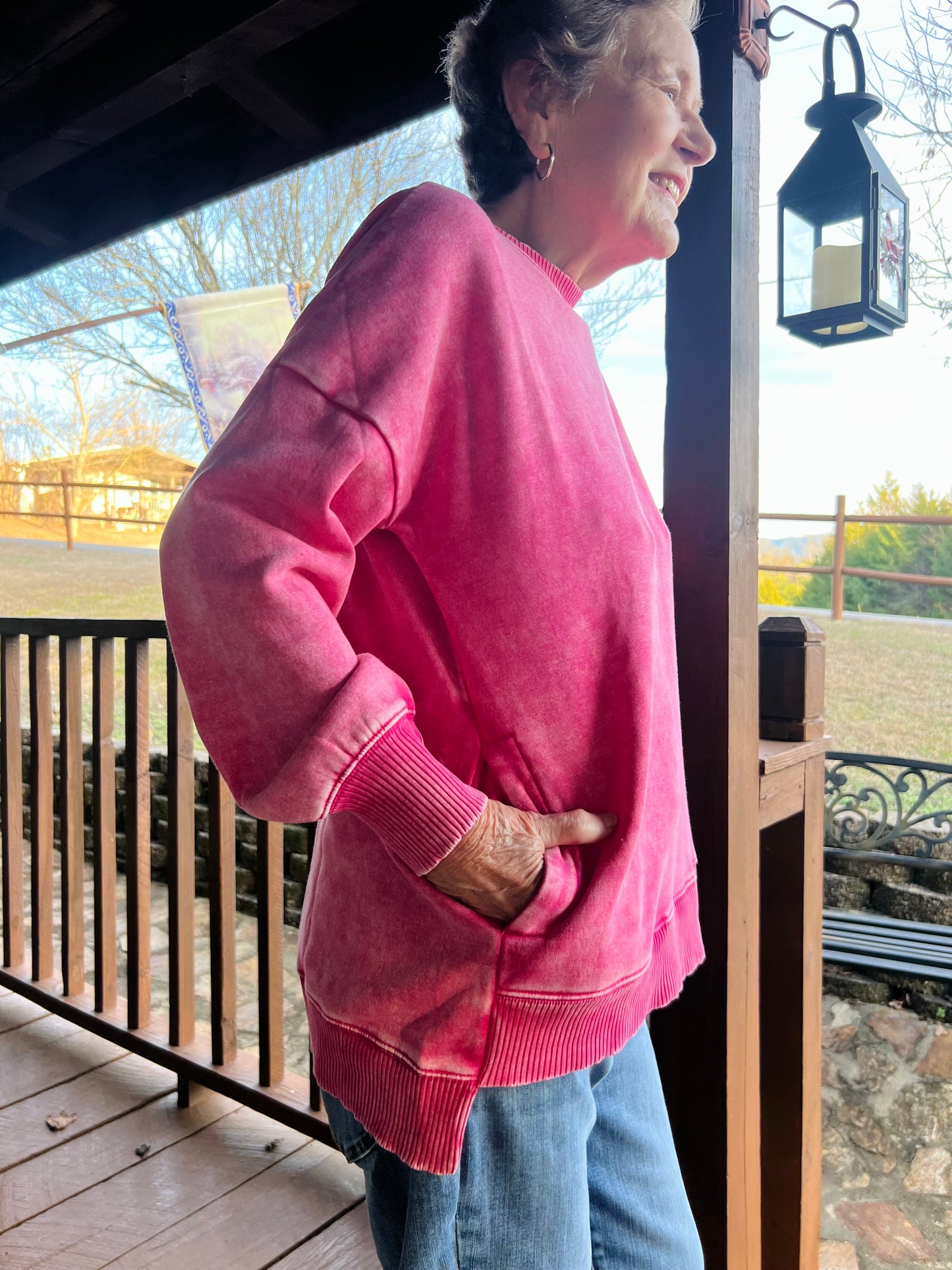 Hot Pink Pullover