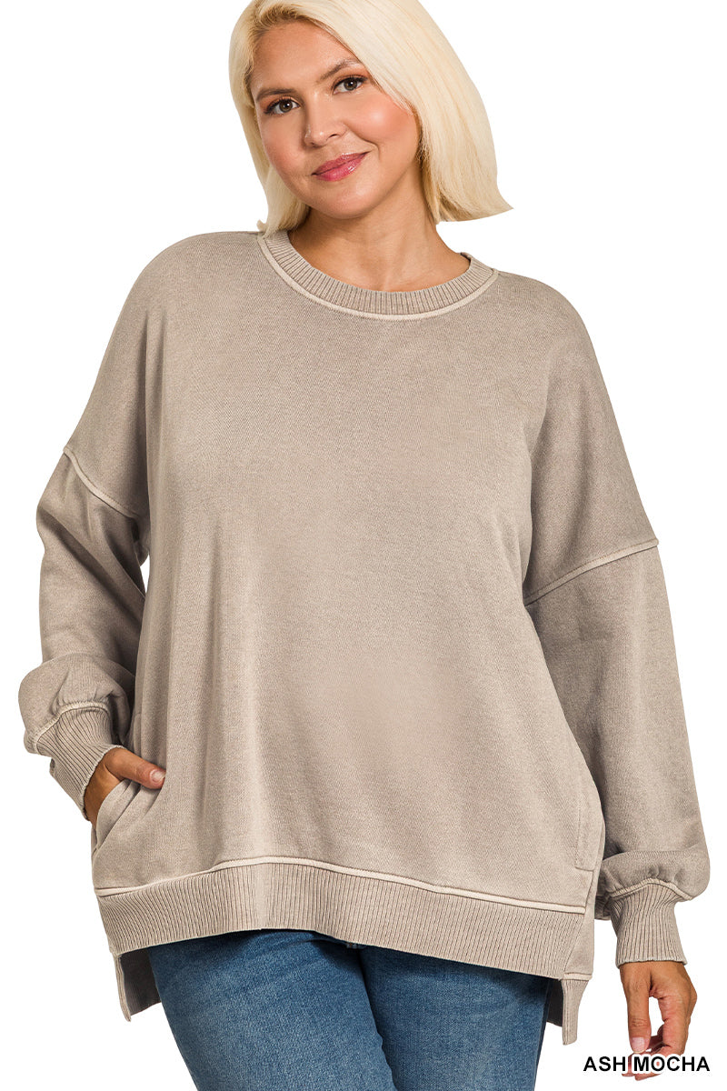 Ash Mocha Pullover