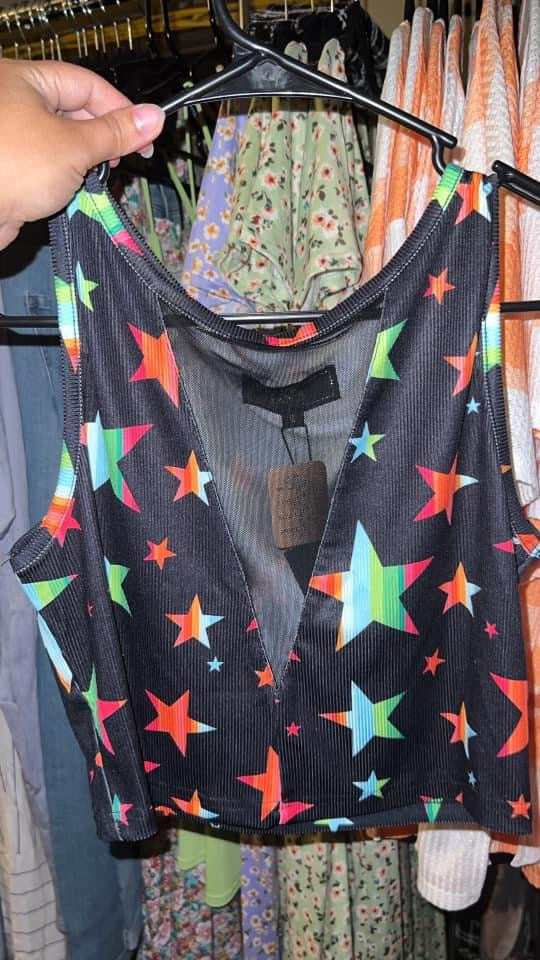 Star Crop Tank