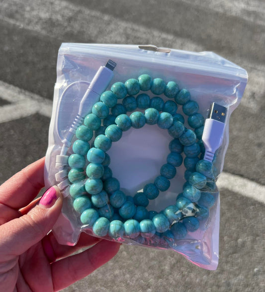 Dual Charger Beaded Cord