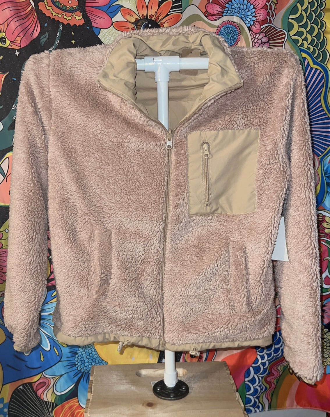 Reversible Pink/ Brown Jacket